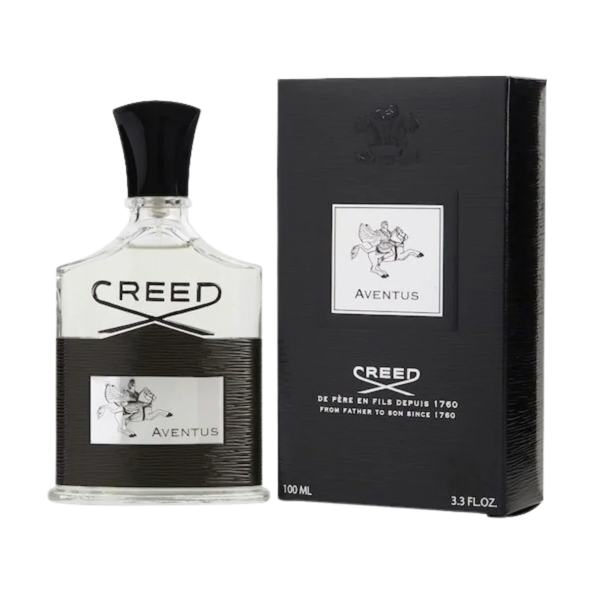 Combination of 5 men's perfumes – Creed Aventus, Dior, Tom Ford, Hermès and Azzaro